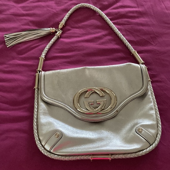 Gucci Britt bag- gold size large - Picture 3 of 17